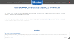 Desktop Screenshot of klientams.freeshop.lt