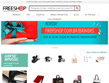 Tablet Screenshot of freeshop.com.br